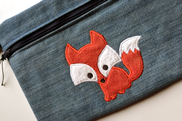 Baby Fox Embroidery Design