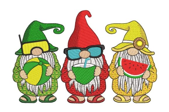 Beach Gnomes Embroidery Review