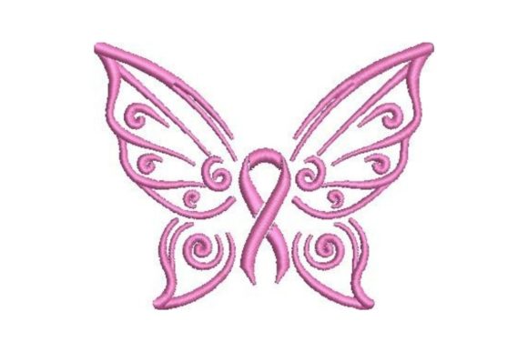 Cancer Awareness Embroidery Design