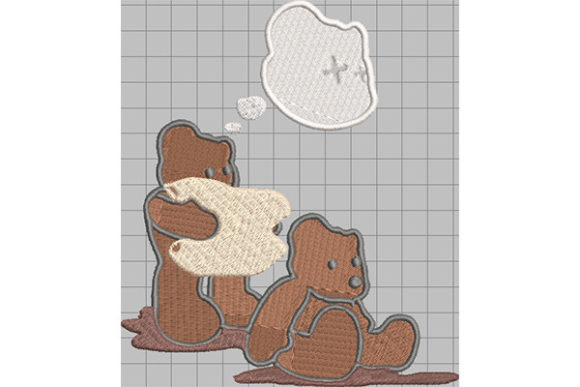Criminal Bears Embroidery